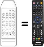 Télécommande équivalente 105-523E
