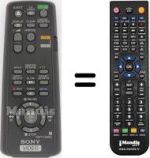 Télécommande équivalente Sony SLV-SE 60
