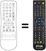 Télécommande équivalente Aristona 14 PV 101