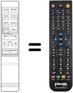 Télécommande équivalente Amstrad TVR 2