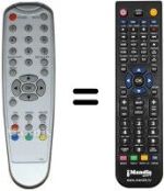 Replacement remote control Kathrein UFE 371 / S