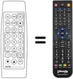 Télécommande équivalente Crosley 15 T 4