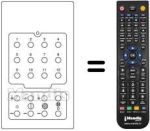 Télécommande équivalente 16 CHANNELS