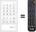Télécommande équivalente 16 PROGRAMMI US