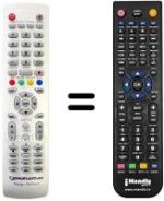 Télécommande équivalente DIUNAMAI 24 WD-LE 1551