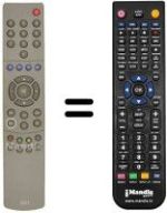 Télécommande équivalente Sinudyne 29F2 A
