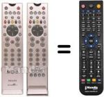 Télécommande équivalente Aristona 28 PW 9527