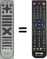 Télécommande équivalente Hitachi 19 LD 2550 EW
