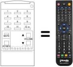 Télécommande équivalente 300.51293