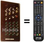 Télécommande équivalente 33 T 2