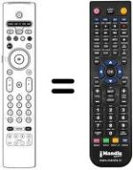 Télécommande équivalente Aristona 37 PF 9830