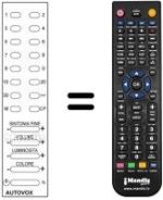 Télécommande équivalente 39 PROGRAMMI