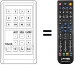 Télécommande équivalente 400057