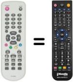 Télécommande équivalente JQ LTVJQ2003