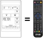 Télécommande équivalente 56.38111