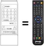 Télécommande équivalente 596618-6