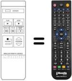 Télécommande équivalente LG VCR-32