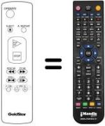 Télécommande équivalente 597-067A