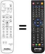 Télécommande équivalente 597-086G