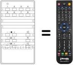Télécommande équivalente 6038011