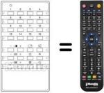 Télécommande équivalente 6050011