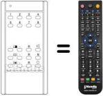 Replacement remote control 6110
