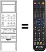 Télécommande équivalente 613.113.5949