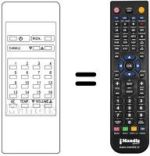 Replacement remote control Audiosonic KBB 1574