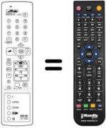 Télécommande équivalente 6305-2