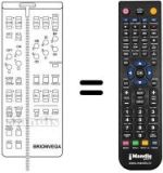 Télécommande équivalente 660.01.0222