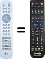 Télécommande équivalente LG 15 LC 1R