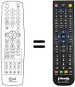 Télécommande équivalente LG KE 14PZ GX / BX / PX