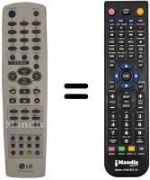 Télécommande équivalente 6710V00088B