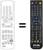 Télécommande équivalente 7000 / 3