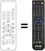 Télécommande équivalente Sinudyne 29D7 A