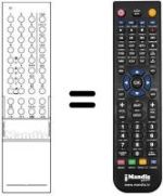 Replacement remote control 655602 H