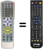 Télécommande équivalente 9107