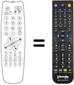 Télécommande équivalente Reflex CTV 2095 TXT