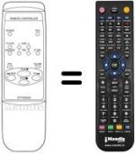 Replacement remote control 97P1R2BU02