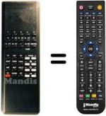 Télécommande équivalente Hitachi CPT 2276