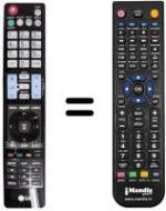 Télécommande équivalente LG 60 PX 950
