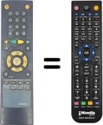 Télécommande équivalente United UTV 8029 PA