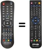 Télécommande équivalente Autovox AX 19DDT 58 HD