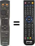 Télécommande équivalente AXD 1498
