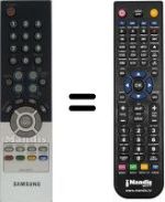 Télécommande équivalente Samsung LW 17M25CP