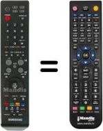 Replacement remote control Samsung LE 26R74BD