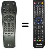 Télécommande équivalente LG C 980 SV