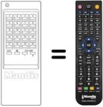 Télécommande équivalente Samsung TVC 20 PROG