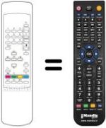 Télécommande équivalente Toshiba 28 N 04 D