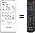 Télécommande équivalente CT-9117